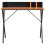 VidaXL vidaXL Computer Desk X-Shape Cross Legs Black and Brown PC Table Corner Desk 2