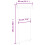 vidaXL sidemarkise til balkon 80 x 250 cm sort 10
