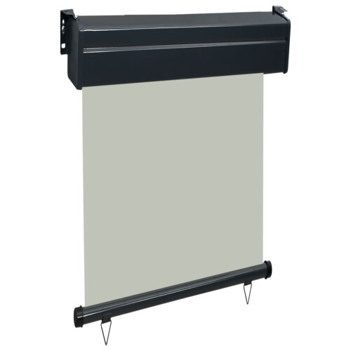 vidaXL sidemarkise til balkon 60 x 250 cm grå 1