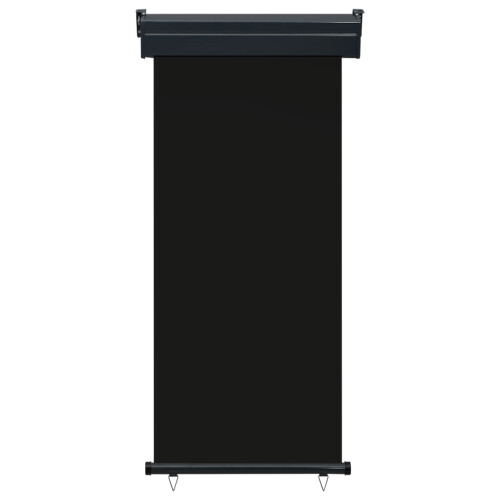 vidaXL sidemarkise til balkon 80 x 250 cm sort 1