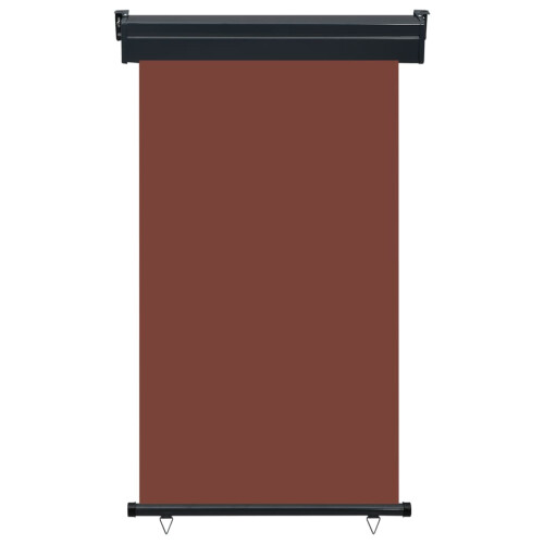 vidaXL sidemarkise til balkon 100 x 250 cm brun 1