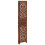 VidaXL vidaXL Solid Mango Wood Hand Carved 3-Panel Room Divider Brown Privacy Screens 4