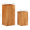 VidaXL vidaXL Plant Stands Side Tables Plant Rack Sofa Table 2 pcs Solid Acacia Wood 4