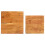 VidaXL vidaXL Plant Stands Side Tables Plant Rack Sofa Table 2 pcs Solid Acacia Wood 3