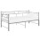 VidaXL vidaXL Pull-out Sofa Bed Frame Grey Metal Sleepover Occasional Guest Resting 2