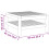 VidaXL vidaXLSolid Acacia Wood Coffee Table Home End Couch Accent Sofa Side Table 4