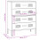 VidaXL vidaXL Kommode Olivgrün 80x35x101,5 cm Stahl 10