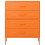 VidaXL vidaXL Kommode Orange 80x35x101,5 cm Stahl 3