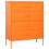 VidaXL vidaXL Kommode Orange 80x35x101,5 cm Stahl 2