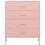 VidaXL vidaXL Kommode Rosa 80x35x101,5 cm Stahl 3