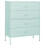 VidaXL vidaXL Kommode Minzgrün 80x35x101,5 cm Stahl 2