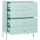 VidaXL vidaXL Kommode Minzgrün 80x35x101,5 cm Stahl 6