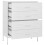 VidaXL vidaXL Kommode Weiß 80x35x101,5 cm Stahl 6