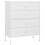VidaXL vidaXL Kommode Weiß 80x35x101,5 cm Stahl 2