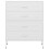 VidaXL vidaXL Kommode Weiß 80x35x101,5 cm Stahl 3