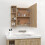 VidaXL vidaXL Spiegelschrank mit LED Sonoma-Eiche 70x16,5x60 cm 5