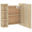 VidaXL vidaXL Spiegelschrank mit LED Sonoma-Eiche 70x16,5x60 cm 11