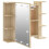 VidaXL vidaXL Spiegelschrank mit LED Sonoma-Eiche 70x16,5x60 cm 10