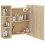 VidaXL vidaXL Spiegelschrank mit LED Sonoma-Eiche 70x16,5x60 cm 7