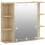 VidaXL vidaXL Spiegelschrank mit LED Sonoma-Eiche 70x16,5x60 cm 2