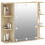 VidaXL vidaXL Spiegelschrank mit LED Sonoma-Eiche 70x16,5x60 cm 6