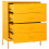 VidaXL vidaXL Kommode Senfgelb 80x35x101,5 cm Stahl 15
