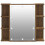 VidaXL vidaXL Spiegelschrank mit LED Braun Eichen-Optik 70x16,5x60 cm 8