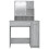 VidaXL (Grey sonoma) vidaXL Dressing Table with LED Vanity Table Makeup Vanity Desk Cosmetic Table 5