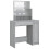 VidaXL (Grey sonoma) vidaXL Dressing Table with LED Vanity Table Makeup Vanity Desk Cosmetic Table 2