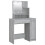 VidaXL (Grey sonoma) vidaXL Dressing Table with LED Vanity Table Makeup Vanity Desk Cosmetic Table 3
