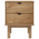 VidaXL (Brown) vidaXL Bedside Cabinet Bed Table Telephone Stand Nightstand Solid Wood Pine 3