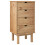 VidaXL (Brown) vidaXL Drawer Cabinet Storage File Drawer Storage Cabinet Solid Wood Pine 2