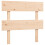 VidaXL (brown, 90 x 190 cm) vidaXL Bed Frame Bedroom Platform Bed Frame Bedstead with Headboard Solid Wood 8