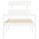 VidaXL (white, 90 x 190 cm) vidaXL Bed Frame Bedroom Platform Bed Frame Bedstead with Headboard Solid Wood 6