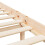 VidaXL (brown, 200 x 200 cm) vidaXL Bed Frame Bedroom Platform Bed Frame Bedstead with Headboard Solid Wood 10