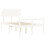 VidaXL (white, 135 x 190 cm) vidaXL Bed Frame with Headboard Home Bedstead Bed Base 160x200 cm Solid Wood 5