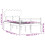 VidaXL (white, 135 x 190 cm) vidaXL Bed Frame with Headboard Home Bedstead Bed Base 160x200 cm Solid Wood 4