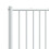 VidaXL vidaXL Ersatz-Kopfteil Metall Weiß 200 cm 6