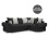 (Black, 4 Seater Corner Right Hand Facing) Milan Scatter Back Corner Range 1