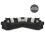 (Black, 5 Seater Corner) Milan Scatter Back Corner Range 1