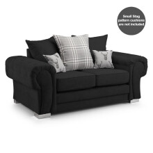 (Black, 2 Seater) Milan Scatter Back Corner Range