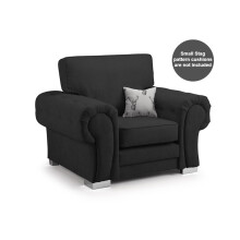 (Black, Armchair) Milan Scatter Back Corner Range