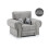 (Grey, Armchair) Milan Scatter Back Corner Range 1