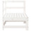 VidaXL vidaXL Garten-Ecksofa Weiß Massivholz Kiefer 3