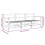 VidaXL (natural pine, 2x corner + middle) vidaXL Garden Middle Sofas Outdoor Sofa Sectional Sofa 2 pcs Solid Wood Pine 4