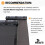 (Underlay Black 8m) Premium Torch-On Heavy Duty Roofing Felt Mineral Capsheet & Sanded Underlay 8