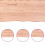 Berkfield Bathroom Countertop Light Brown 100x40x2 cm Treated Solid Wood 4