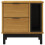 VidaXL vidaXL Bedside Cabinet Bedside Table End Table Nightstand FLAM Solid Wood Pine 5