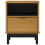VidaXL vidaXL Bedside Cabinet Bedside Table End Table Nightstand FLAM Solid Wood Pine 5
