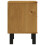 VidaXL vidaXL Bedside Cabinet Bedside Table End Table Nightstand FLAM Solid Wood Pine 6